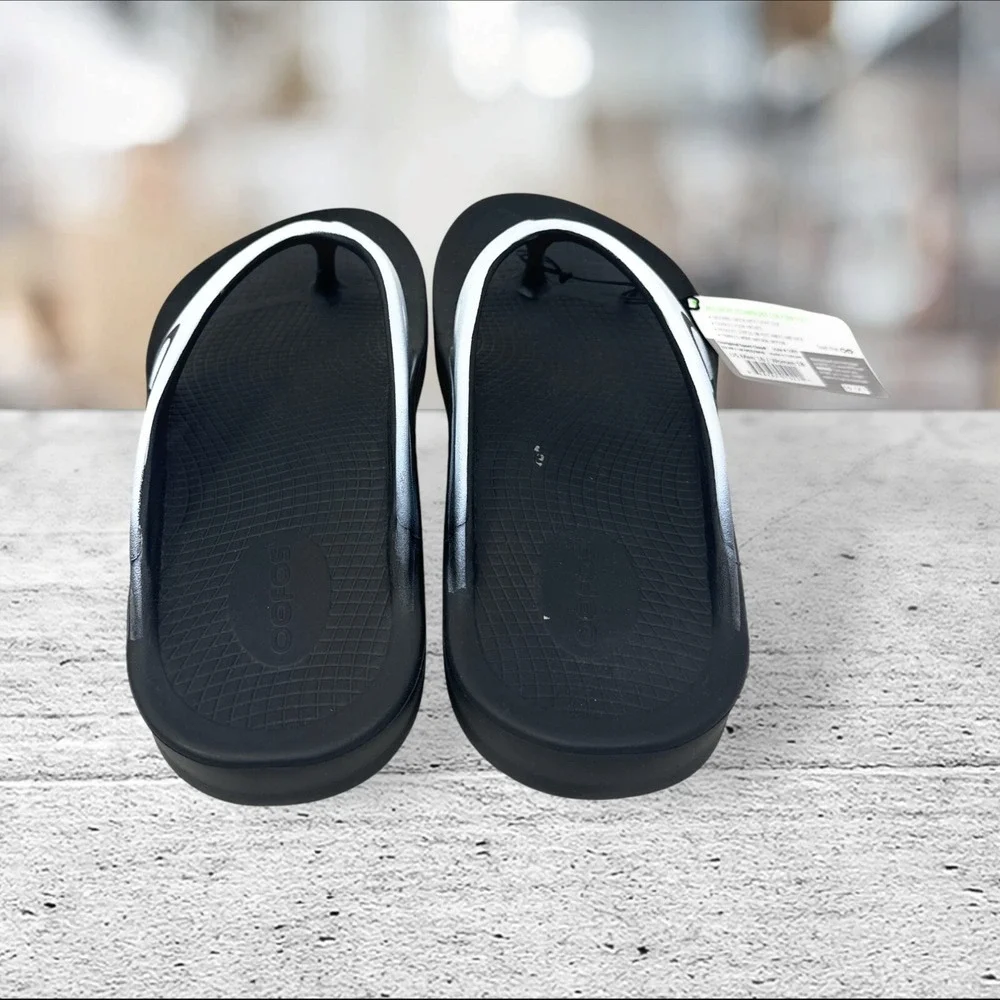 OOFOS Sandal Flip Flops OOFOAM Mens Size 16‎ 1001 GRPH - GRAPHITE Sport Black